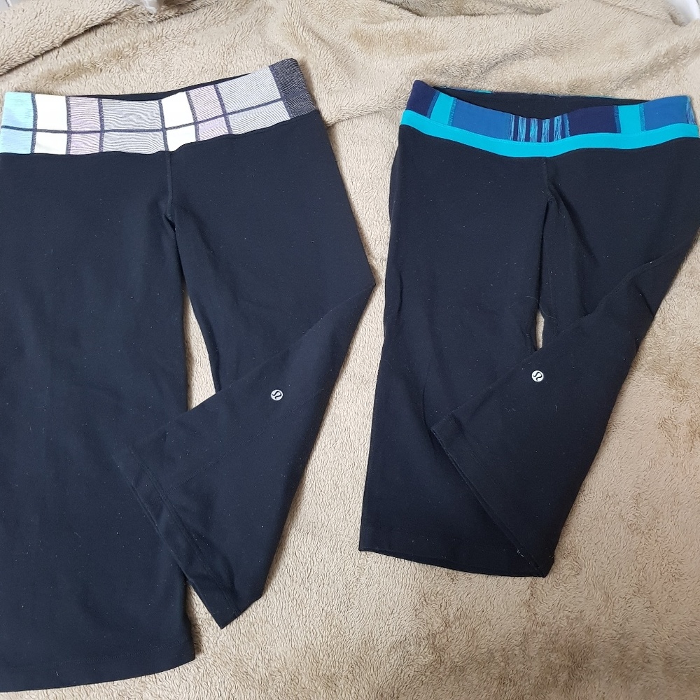 Set of 2 Lululemon cropped yoga pants